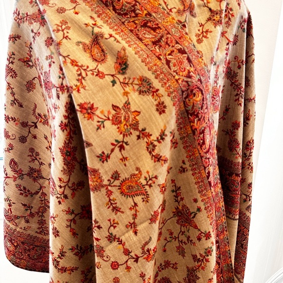 Earth Tones Warm Beautiful Pashmina scarf stole wrap shawl - Picture 5 of 10